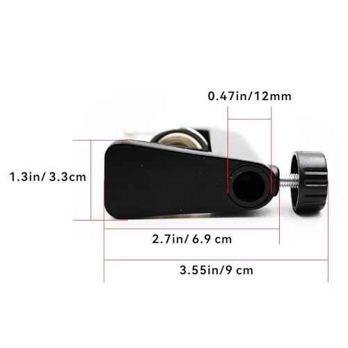 Universal C-Clamp Lamp Holder Desk Mount Clamp Base for Swing Arm Lights, DIY Lighting, Monitors, Workbenches