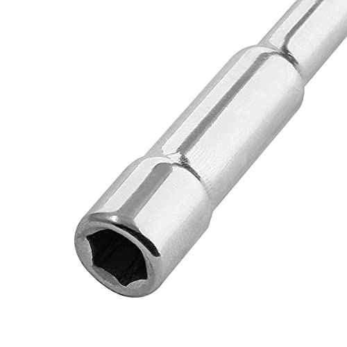 Piutouyar 7mm Metric L Shaped Angled Hex Socket Wrench, Double-Head Elbow Hex Wrench for Mechanic Repair Tool 1Pcs