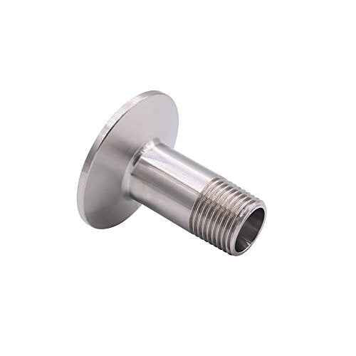 DERNORD Sanitary Male Threaded Pipe Fitting to TRI CLAMP (OD 50.5mm Ferrule) (Pipe Size: 1/2" NPT)