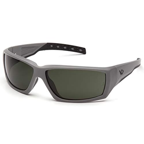 Venture Gear Overwatch Shooting Safety Sunglasses, Forest Gray Anti-Fog Lens