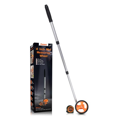 Zozen 4-Inch Measuring Wheel – Feet & Inches, Portable Tape Measure