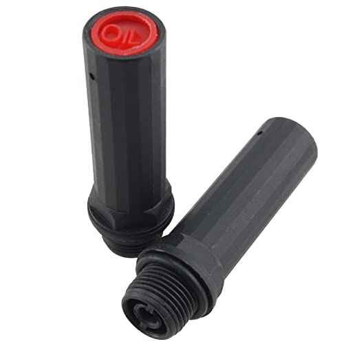 Air Compressor Breathing Valve FMHXG 5PCS 15.5mm / 0.6Inch Black Plastic Air Compressor Breather Rod, Engineering Breathing Nozzle Valve Vent Cap, Air Compressor Pump Accessories
