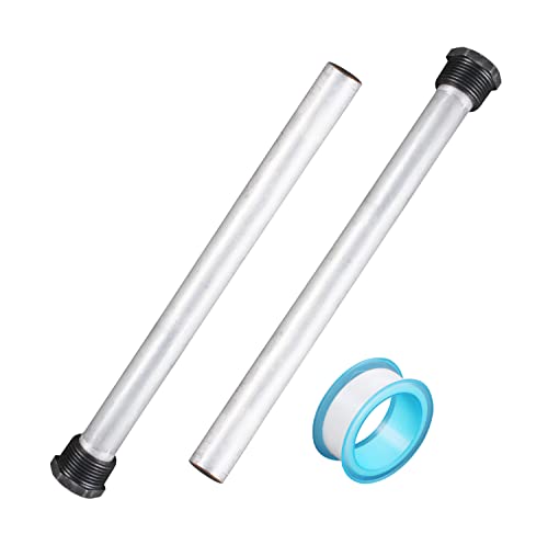 RV Anode Rod 2 Pack Aluminum Zinc Sacrificial Water Heater Anodes for Rust & Smell Prevention