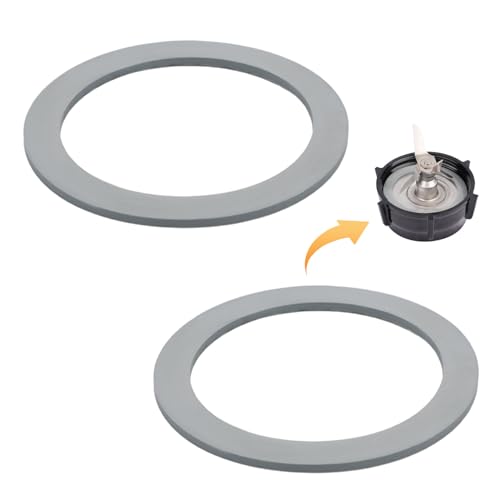 2pcs Gray Rubber Blender Gasket Replacement for Oster/Osterizer – Fits 2 3/4" Blade Base