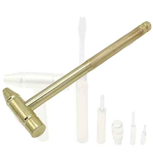 6-In-1 Multifunctional Metal Mini Hammer, Small Nesting Hammer and Screwdriver Set, Portable Steel Mini Hammer Ideal for Repairing Watches, Jewelry and Other Small Parts