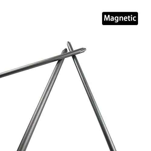 Wolfride 6Pcs 1/4 Inch Hex Shank Long Phillips Head Screwdriver Bits Set Magnetic Cross Head Screwdriver Bits | 5.9-Inch Length