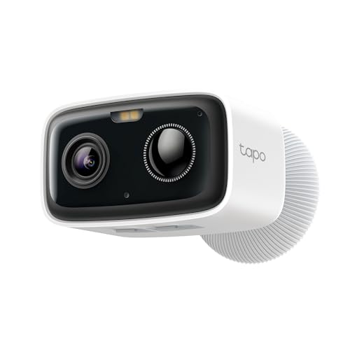 Tapo 1080p Outdoor Wireless Security Camera 1-Pack White with 180-Day Battery