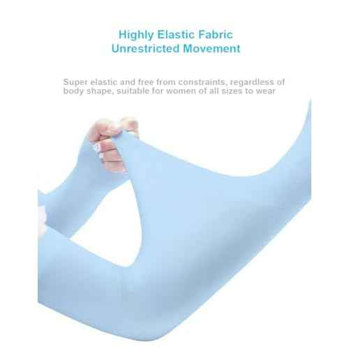 6 Pairs UV Protection Arm Sleeves for Men Women Cooling Tattoo Cover Up, Sun Compression Sleeve Breathable Multicolor