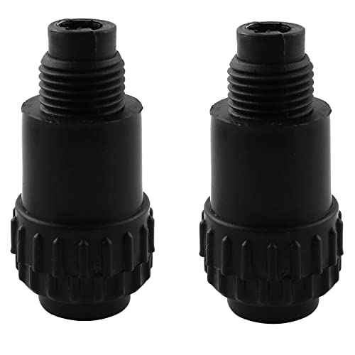 Thread Oil Plug Connector LQ Industrial 2PCS 16x1.5 3/8BSPT Male Thread Black Plastic Oil Cap Plug Air Compressor Spare Fittings