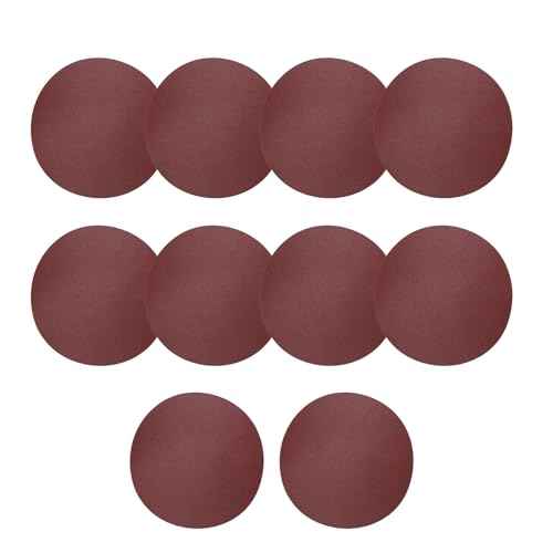 30 Pcs 7 Inch Sanding Disc Sandpaper, Hook-and-Loop Sanding Discs Sander Paper for Random Orbit Sander, 120 Grit