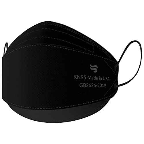 Breatheze KN95 Face Masks Made In USA FDA Registered - Disposable KN95 Mask - 3D Style