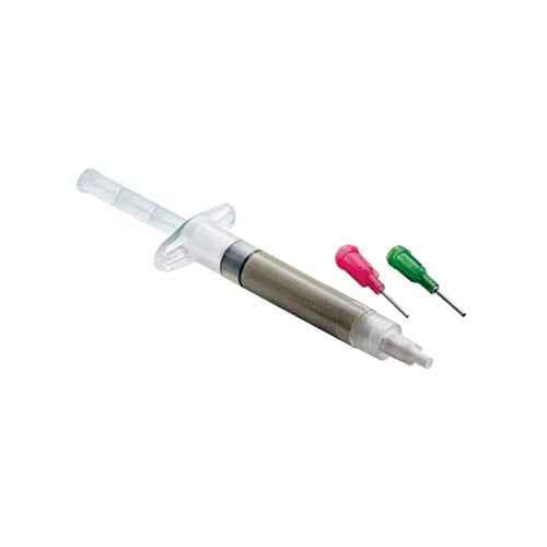 Silver Solder Paste, Hard, with a Flux, Ss 75, 3 DWT Syringe, Lead-Free, Cadmium-Free, Made in USA (Hard)