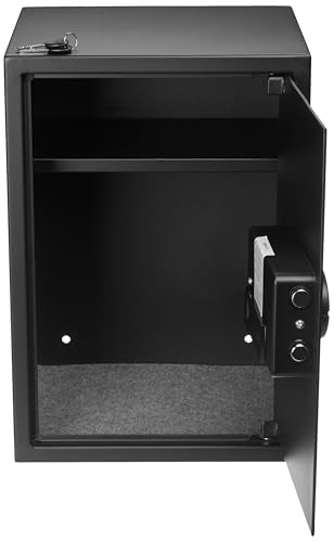 Amazon Basics 1.8 Cu Ft Steel Home Security Safe with Electronic Keypad Lock