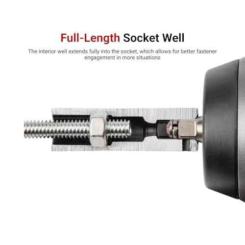 TEKTON 1/2 Inch Drive x 21 mm Deep 6-Point Impact Socket | SID23121