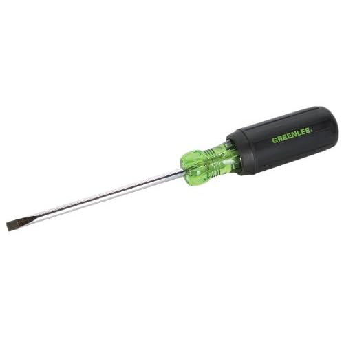 Greenlee 0153-22C Screwdriver, Heavy Duty, Cabinet Tip 3/16" x 6"