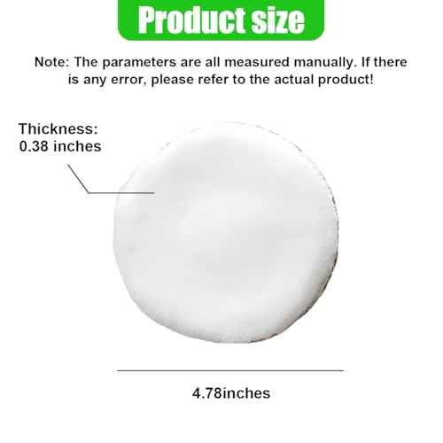 8PCS 5 Inch Polishing Pad, Round Car Orbital Detailing Polishing Pad with Hook & Loop Design, Soft Microfiber Buffing Wheel for Vehicle Sealing Glaze, Waxing (5 Inch)