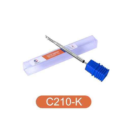 C210 Soldering Iron Tips, Welding Tip Head Replacement Suitable For T210 Handle, Heating Core For JBC GVM OSS Aixun Soldering Station PHONE Repair Consumables Tools (C210-K)