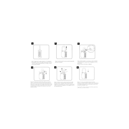 Vervida¢ç Combination Lock Resettable 2 Pack 4 Digit Outdoor Waterproof Combo Padlock for School Gym Locker, Sports Locker, Fence, Toolbox, Gate, Hasp Storage (Black)