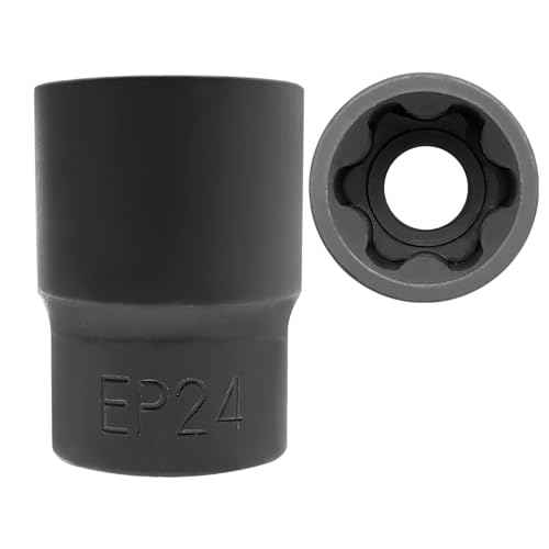 ZKTOOL EP Socket EP24,6 Point 1/2'' drive External Torx Plus Socket For 2017 Ford F-250, F-350 & F-450 Bed Bolts.