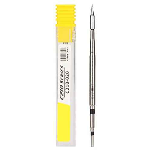 Soldering Iron Tip,Universal Soldering Iron Tips C210?020 Straight Tip for T210 T26 Soldering Station Handle Welding Consumables Tool,Stainless Steel Housing