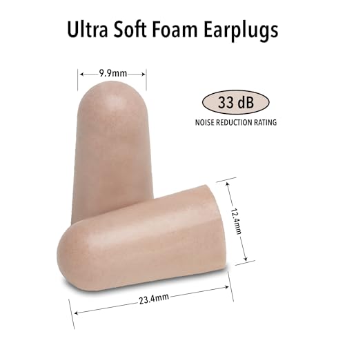 Mack's Ultra Soft Foam Earplugs - 50 Pairs, 33dB Noise Reduction, Made in USA, Earplug Variation