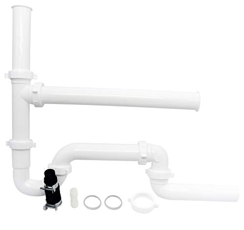 PermaFLOW PF0989 Garbage Disposal Installation Kit - White, Pack of 1