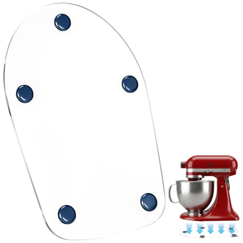 Goldfishwa 4.5-5Qt Mixer Slider Mat for KitchenAid Tilt-Head Stand Mixers — Thickened Acrylic Tray