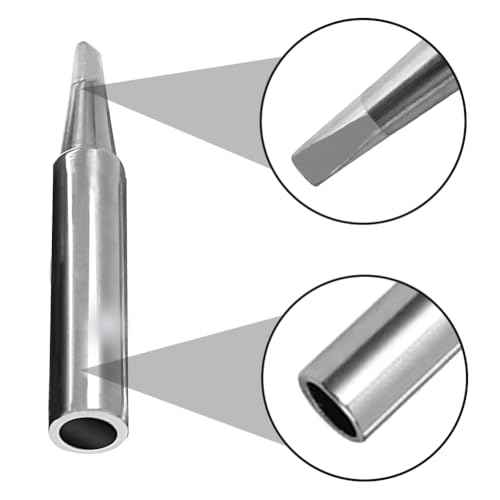 10 PCS 900M-T-2.4D Soldering Iron Tips Replacement Solder Tips Kit Compatible with Hakko, Radio Shack, Atten, Quick, Aoyue, Yihua, Vastar Soldering Station, Welding Equipment & Accessories