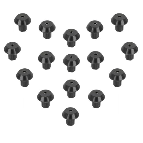 WB2K101 16-Pack Rubber Feet for GE/Kenmore/KitchenAid Gas Range Stovetop Grates 3/16" Posts