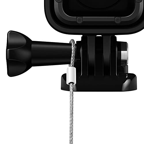 CKANDAY 20 Pack 6 Inch Stainless Steel Safety Tethers with Spring Hooks, Black (Model: 20P-15cm-black)