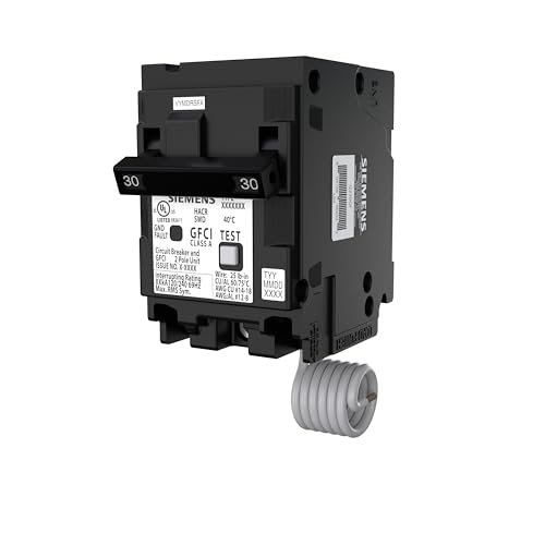 SIEMENS Q230GF 30 Amp 2-Pole Ground Fault Circuit Breaker (GFCI) Circuit Breaker Replaces QF230A