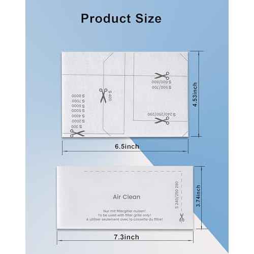 6 Pack AirClean Filters and Motor Protection Filters Replacement Parts for Miele Vacuum Compact C1 C2, Complete C1 C2 C3, Classic C1, Dynamic U1, S200-S899, S2000-S8999