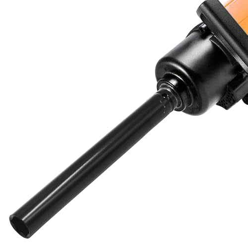 1/2" Drive by 17mm Deep Impact Socket, Heat-Treated CR-V Steel 8" Length, 6-Point Metric Sizes