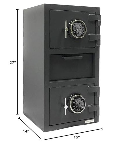 SOUTHEASTERN Double door money depository drop safe with high security digital lock