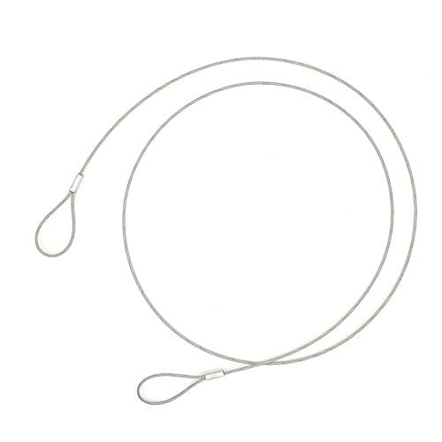Safety Cable Lock 48¡¯¡¯ Long, Luggage Lock Safety Cable Lightweight Braided Stainless Steel by Ovener