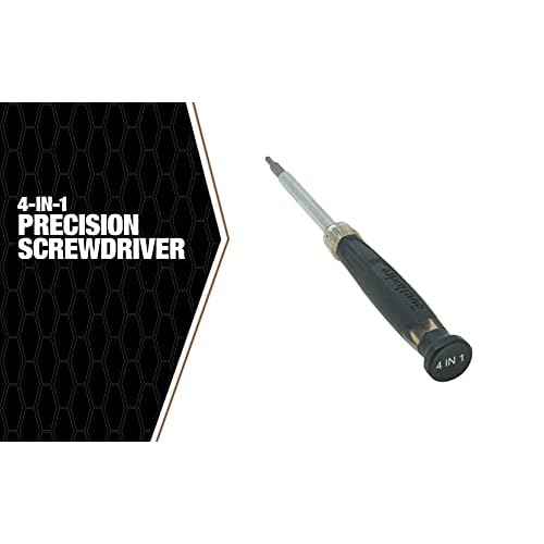 Southwire SD4N1P 4-in-1 Precision Screwdriver with Phillips and Slotted Bits