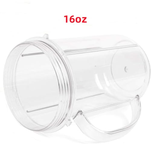 2x 16oz Magic Bullet MB1001 Replacement Cup — Blender/Juicer Tumbler Cups