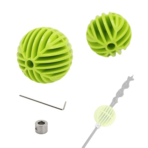 Flex Shank Installer Drill Bit Guide Tools/Cable Bit Bumper Balls for 1/4" Shank/in-Wall Drill Guide Kit 1-3/4" & 2-5/16" - S/4+Tool