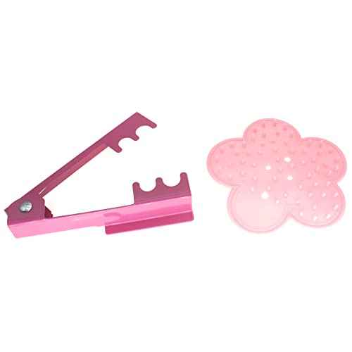 1 Set Rose Stem Leaf Thorn Stripper Stripping Tool Thorn Remove (Pink)