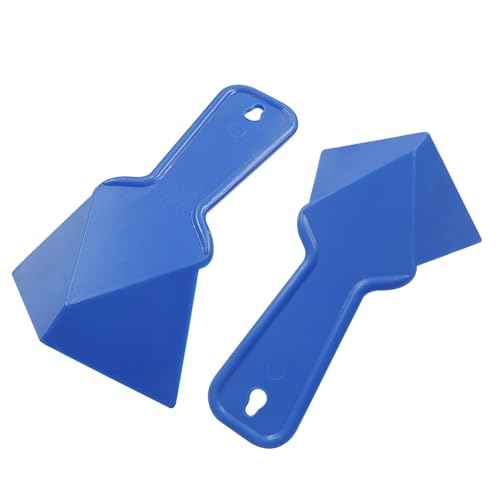Drywall Trowel Plastic Inside Corner Trowel Tool for Drywall Tools Corner Trowel Building scraping(Blue, 2 Pcs)