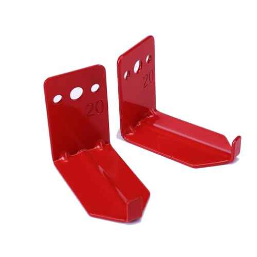 Fire Extinguisher Mount Wall Hook Bracket for Holding up to 20 lbs Extinguishers, Suited for Large and Small Dry Chemical and Water Extinguishers