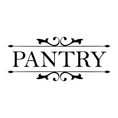 Pantry Vinyl Wall Decal Sticker Art Decal for Pantry Room Door Home Decoration