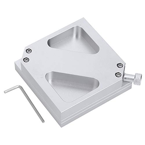 BGA Rework Station, Reballing Station HT-90 Diagonal Universal Solder Aluminum Alloy Rework Kit for Laptop CPU Mobile Phone Rework for Large Steel Mesh 9mm-43mm