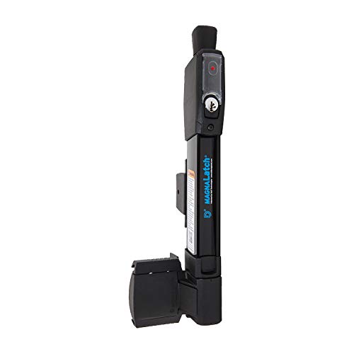 D&D MagnaLatch 12-Inch Pet & Child Safety Gate Latch Black - Vertical Pull