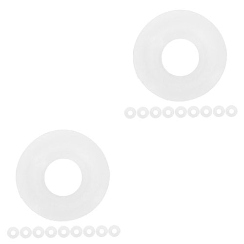 GLEAVI 2sets 10pcs Leak Seal Gaskets for Swing Replacement Washers for Soda and Beverage Bottles Easy Installation Half Pack 10pcs*2