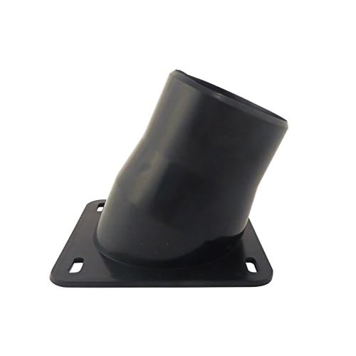 Taytools 73463 2.5 Inch OD Opening Angled ABS Plastic Dust Port Flange for Dust Collector Systems