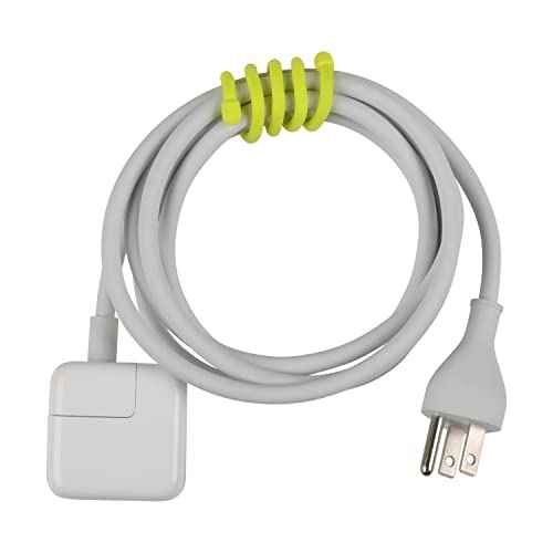 Nite Ize, Inc. GT12-33-2R3 Original Gear, Reusable Rubber, 12 Inch, 2-Pack, Neon Yellow, Made in The USA Twist Tie, 2 Count (Pack of 1)