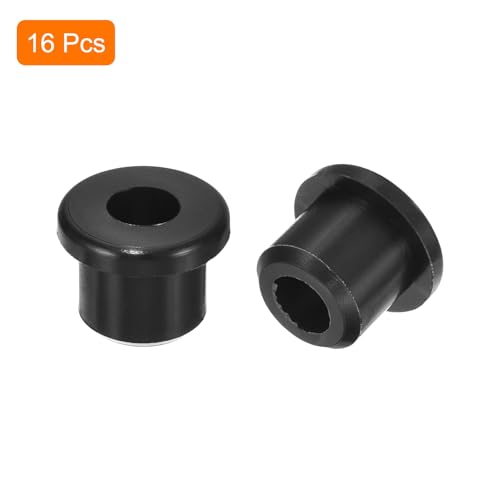 uxcell 16Pcs Rubber Grommets 3/8"(10mm) Drill Hole, 1/4"(6mm) ID Hole