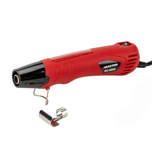 Master Appliance EC-MINI Heat Gun for Crafts, Shrink Wrap, Heat Shrink Tubing, Wire Connectors, Electrical Connectors, Epoxy Resin, Candle Making Heatgun, Embossing Hot Air Gun w/Heat Shrink Reflector