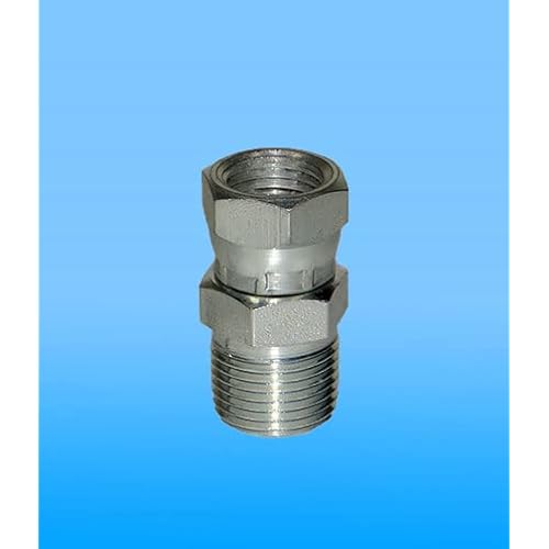 Bedford Precision 12-404 Swivel Adapter 3/8" NPT(m) x 1/4" NPS(f) - Replacement for Titan/Wagner/Speeflo 0088161